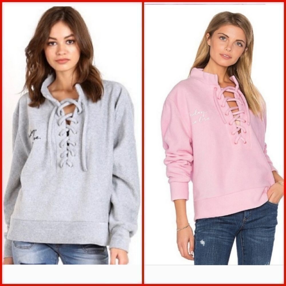 Dolls Kill "Friday Im In Love" Pullover Fleece Sweatshirt